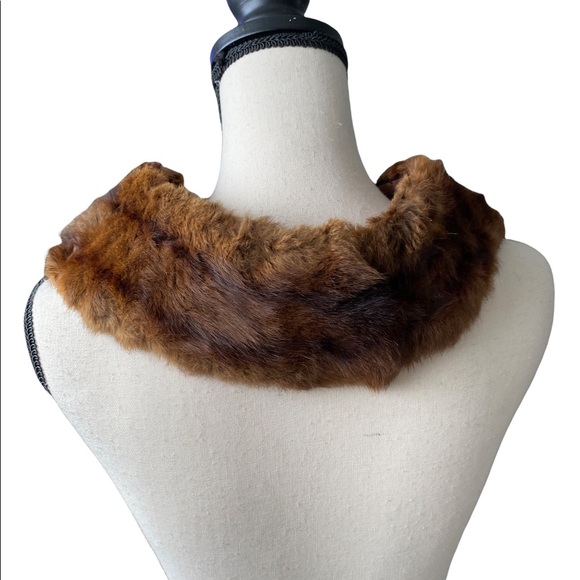 Sold!!!!Vintage Mink Fur Stole Wrap Scarf Collar - Picture 4 of 8